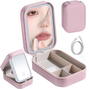 กล่องแต่งหน้าไร้สายขนาดเล็กพร้อมไฟสำหรับเครื่องสำอางผู้หญิง รุ่น Mirror Smart Home Product - Product Image 1