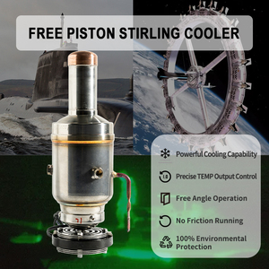 مبرد ستيرلنج ذو مكبس حر Refport Ult Deep Cooling Fpsc -140c للبحث والتجارب في درجات الحرارة المنخفضة مع رأس Kf50 و Cooper - Product Image 4