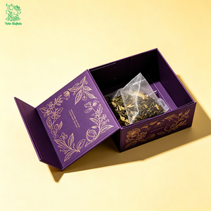 Boîte pliante magnétique personnalisée pour <span class=keywords><strong>l</strong></span>'emballage du thé, boîte rigide pliable pour les dosettes de café, boîte cadeau alimentaire pour les petites entreprises - Product Image 1