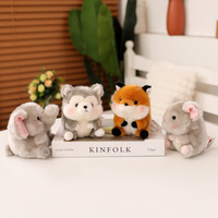 Pendentif animal boule mignonne animaux en peluche personnalisés jouets en peluche porte-clés personnalisé Capybara avocat en peluche