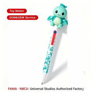 Accessoires d'<span class=keywords><strong>anime</strong></span> personnalisés en PVC pour stylos, figurines de personnage de <span class=keywords><strong>dessin</strong></span> animé 3D, modèle souvenir de cinéma, fabriqués en usine OEM - Product Image 1