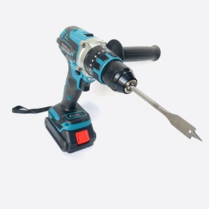 20V Rechargeable Lithium Battery Portable Brushless Impact Drill <b>Kits</b> 13mm 120N.m Set - Product Image 1