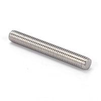 Stainless Steel A2 A4 Full Threaded Bar DIN975 Thread Stud Rod Plain Finish for Flange Fastening Construction Hardware