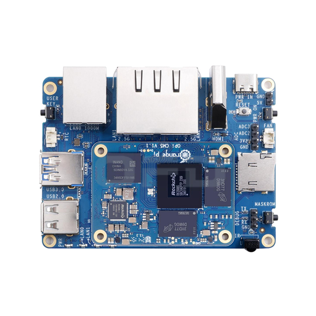 OrangePi CM5 + Base Board Kit OrangePi CM5 Base + Core Board Orange Pi Compute Module 5 Development Board Kit