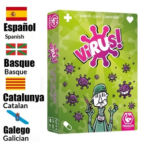 Nuevo <span class=keywords><strong>Juego</strong></span> de Cartas de Rompecabezas sobre Infecciones Virales en Español, Versión en Inglés, para Entretenimiento Familiar y de Padres e Hijos - Product Image 3