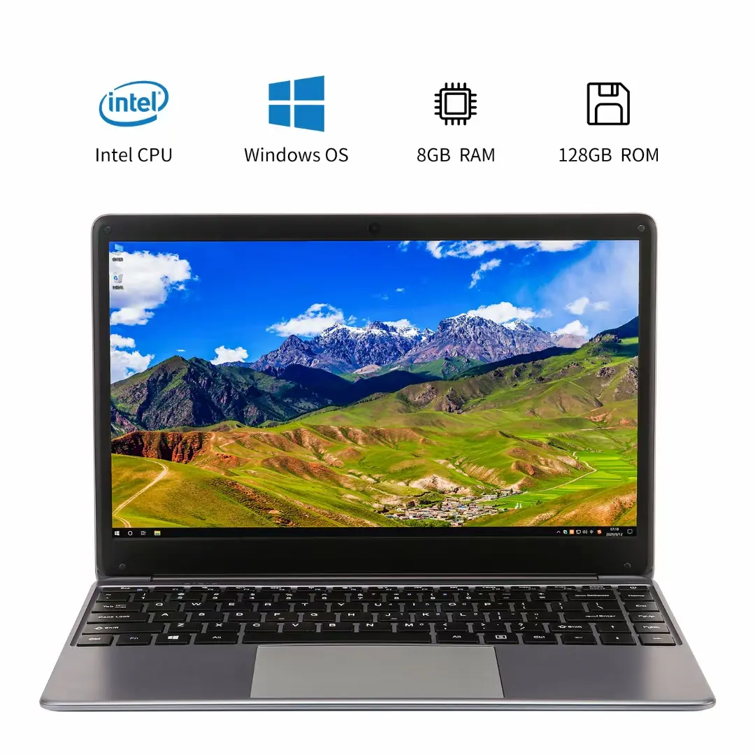 Лидер продаж, 14,1 дюймов, тонкий нетбук Intel Celeron N3350 8 ГБ оперативной памяти ddr4 1 ТБ SSD Win 10 ультрабук для домашнего бизнеса ноутбука