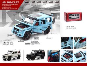 Modellino Auto in Scala 1:18 <span class=keywords><strong>Mercedes</strong></span>-<span class=keywords><strong>Benz</strong></span> Brabus G800 con Suoni e Luci Funzione a Retrocarica Portiere Apribili Collezione Decorazione in Lega Metallica - Product Image 2