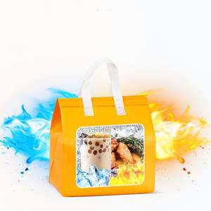 Sacs de courses personnalisés en tissu non tissé avec poignées, capacité 15L/20L/30L, isolation thermique et motif lettres - Product Image 6