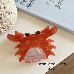 New Plastic Marine Animal Hair Claw Clips Cute Octopus & Crab Shark Accessories Personalized Eco-Friendly for Girls - Product Image 4