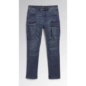DIADORA UTILITY-702,177651-C9513/38 Denim cargo ligero lavado a la piedra, azul elástico/verde-PANTALÓN DE TRABAJO EAN 8032521547414 - Product Image 1