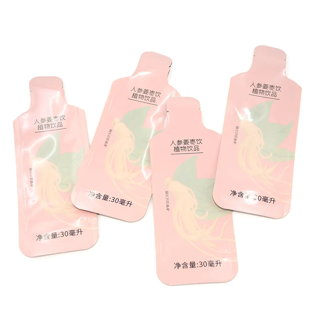 Zhongbao China Factory Good Quality Different Bottle Design Shaped Sealable Bag Juice Drink Pouches