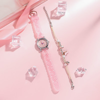 Bracelet-montre en gros, bracelet à perles, montre mignonne pour cadeau