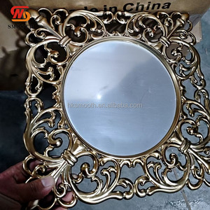 Assiette de présentation ronde en plastique lisse de 13 pouces, design creux, pour mariage et banquet, vente en gros - Product Image 6