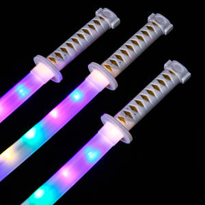 Vente en gros Petit Garçon Fille Jouet Multicolore LED Paillettes Épée En Plastique <span class=keywords><strong>Sabre</strong></span> <span class=keywords><strong>Laser</strong></span> pour Fête Cosplay Samouraï Épée Inspiré - Product Image 3