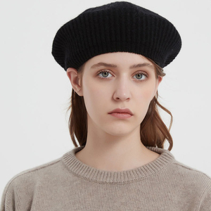 Chapeau béret de Style français hiver femmes bonnet en tricot de laine pour soirée/<span class=keywords><strong>voyage</strong></span>/vie quotidienne - Product Image 3