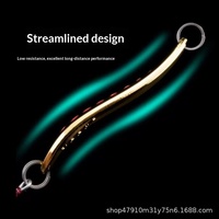 Leurre artificiel spinnerbait pour gros poissons à longue portée, avec hameçon de style militaire, point rouge, sangsue, phosphorescent, yeux lumineux, pour la pêche en rivière