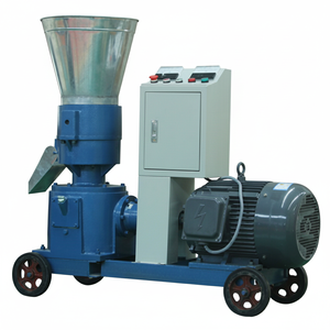 Molino Automático para Pellets de Biomasa con Motor, Máquina para Hacer Pellets de Madera con Motor de Rodamiento y Engranajes AKK-300 22kw 500-700kg/h - Product Image 1