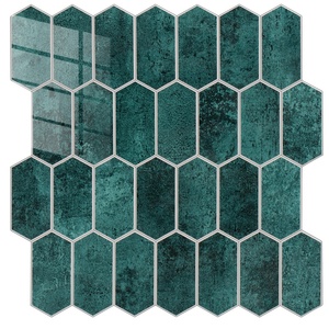 Piastrelle Adesive Effetto Marmo <span class=keywords><strong>per</strong></span> <span class=keywords><strong>Cucina</strong></span> e Bagno, Pannello Decorativo da Parete con Finitura Ceramica Smaltata - Product Image 1