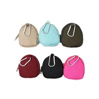 Dompet Kunci Kain Multifungsi Portabel Anti Maling untuk Luar Ruangan, Dompet Koin, Gantungan Kunci, Tas Earphone/Headphone, Kantong Mini