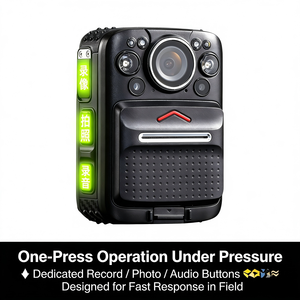 Caméra corporelle vidéo en temps réel 2180P, enregistreur portable avec positionnement GPS et résistance aux chutes de 2 m pour l'enregistrement d'évidences de <span class=keywords><strong>patrouille</strong></span> - Product Image 3