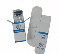 Boîte en papier imprimée avec plateau blister pour flacon en verre de 10 ml et emballage d'huiles essentielles