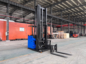 Montacargas de Alcance Alto <span class=keywords><strong>Heli</strong></span> de 3 Direcciones, 3300 lb, 1.5 Toneladas, para Pasillos Muy Estrechos, Altura Máxima de Elevación de 10 m, Montacargas de 3 Vías AGV - Product Image 3