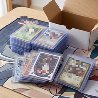 Protège-cartes rigides en PVC transparent de qualité supérieure 3x4 pouces, protège-cartes rigides en plastique 35PT pour cartes de sport