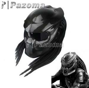 <span class=keywords><strong>Casco</strong></span> da Moto Predator <span class=keywords><strong>Integrale</strong></span> Iron Man in Fibra di Carbonio Caschi da Guerriero Superman - Product Image 6