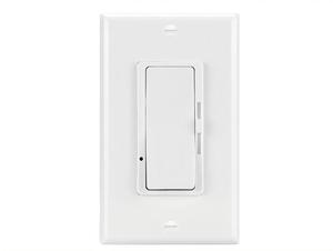 Interruptor de Pared de Plástico de un Solo Polo, 15A 120V IP20, Regulable, Diseño Moderno, Duradero, 100,000 Ciclos - Product Image 1