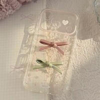 Coques de téléphone portable de luxe antichoc avec nœud papillon pour femmes et filles, compatibles avec iPhone 17 Air 16 Plus Pro Max 15 14 13 12 11 – Housse de protection