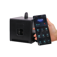 Lumière laser portable APP 3W 5W Alimentation par batterie Contrôle sans fil Animation RGB Logo Lumière laser pour la publicité Mariage