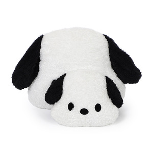 Coussin de soutien lombaire en forme de chiot mignon, motif chien noir et blanc, en forme de U, pour sièges de voiture, toutes saisons - Product Image 4