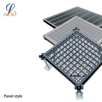 Plancher surélevé en alliage d'aluminium antistatique, ignifuge, léger et à haute capacité de charge pour hôpital, atelier, salle blanche, laboratoire