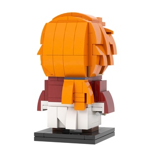 Figure di Anime personalizzate <span class=keywords><strong>Rurouni</strong></span> <span class=keywords><strong>Kenshin</strong></span> HIMURA testa di mattoni <span class=keywords><strong>KENSHIN</strong></span> mini giocattoli set di blocchi da costruzione mattoni - Product Image 5