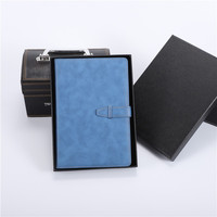 Carnet en cuir A5 de qualité supérieure avec fermeture à boucle magnétique Journal de journal personnalisable pour l'usage personnel de bureau d'école
