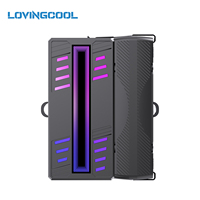 Refroidisseur de processeur RGB LOVINGCOOL, fabricant d'origine, 2 caloducs, ventilateur PWM 92 mm, faible bruit, refroidisseur d'air pour processeur pour PC de jeu, ordinateur de bureau