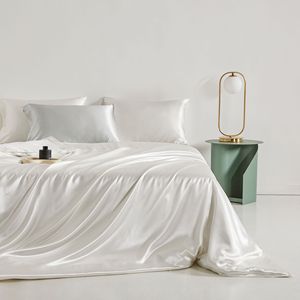 <strong>Silk</strong> <strong>Sheet</strong> Set 4Pcs, 6A+ Top Grade 100% Natural Mulberry <strong>Silk</strong> <strong>Bed</strong> <strong>Sheets</strong>, Luxury <strong>Silk</strong> <strong>Bed</strong> <strong>Sheet</strong> Set - Product Image 4