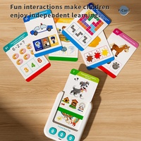 Ensemble de cartes flash éducatives parlantes, cartes russes, machine de lecture, apprentissage multilingue, machine d'apprentissage, jouet de poche parlant