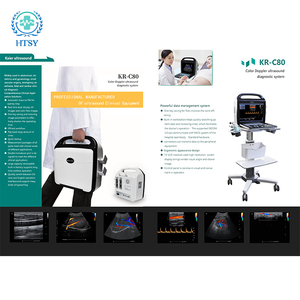 Appareil d'échographie numérique couleur avec écran de 15 pouces, système de diagnostic, scanner ultrasonore médical portable - Product Image 5