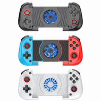 Ventilateur de refroidissement Double Hall Vibration Manette de jeu sans fil à dégagement continu pour Nintendo Switch/Android/IOS/PC X3 Contrôleur extensible
