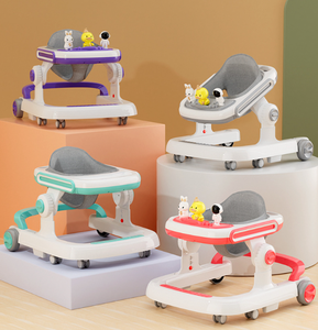 <span class=keywords><strong>Trotteur</strong></span> multifonction pour bébés avec 6 roues pivotantes et siège Musique Cartoon Light Trotter/anti-renversement <span class=keywords><strong>trotteur</strong></span> pour bébés enfants - Product Image 2