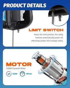100kg 200kg 500kg 800kg1000kg 1200kg PA Micro <strong>Mini</strong> <strong>Electric</strong> Wire Rope <strong>Hoist</strong> and <strong>Mini</strong> <strong>Electric</strong> <strong>Chain</strong> <strong>Hoist</strong> Lift king <strong>Hoists</strong> - Product Image 3