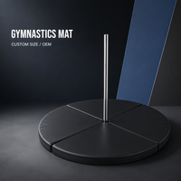 Tapis de pole dance imperméable en mousse EPE, PVC, cuir PU, 1200x1200mm, épaisseur 5cm/10cm, couleur personnalisée, usage domestique