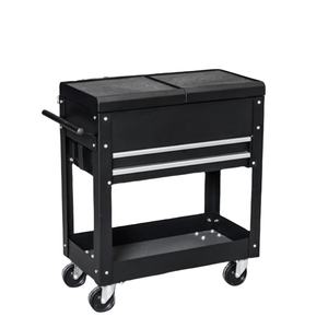 Chariot à outils multifonctionnel pour <span class=keywords><strong>garage</strong></span> |   Conception à 2 tiroirs avec établi en acier amovible |   Fabrication OEM/ODM personnalisable pour la réparation automobile - Product Image 3