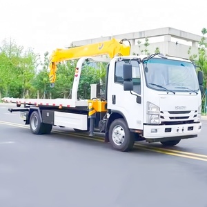 Dépanneuse à plat Isuzu dépanneuse rollbck dépanneuse 4*2 nouvelle marque dépanneuse à plat avec grue vente à bas <span class=keywords><strong>prix</strong></span> - Product Image 4