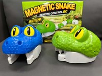 Jouet Serpent Magnétique RC Télécommandé, Serpent Affamé qui Mange les Voitures, Jouet Éducatif STEM pour l'Interaction Parent-Enfant, Cadeau pour Enfants