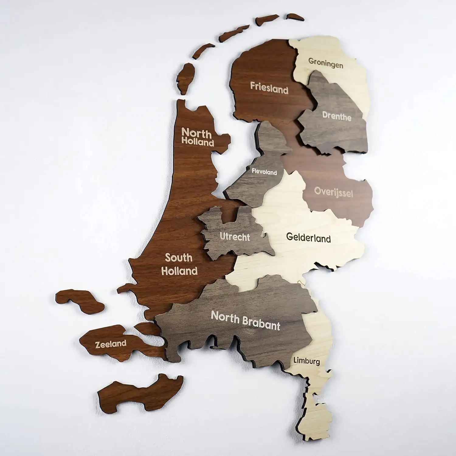 In legno Nederland mappa decorazione della parete regalo per amico olandese Nedherlands in legno decorazione della casa su misura Logo Love stati uniti