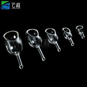 Embudo de Pesaje de Vidrio de 15, 20, 25, 30 mm, Microbarco de Pesaje de Laboratorio para Uso con Aditivos Químicos - Product Image 3