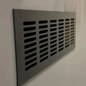 Best quality fireplace aluminum air vent cover black punched ventilation grille