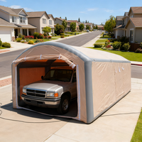 Cage de frappe gonflable quatre saisons, imperméable, double couche, portable, taille personnalisable, tente de voiture